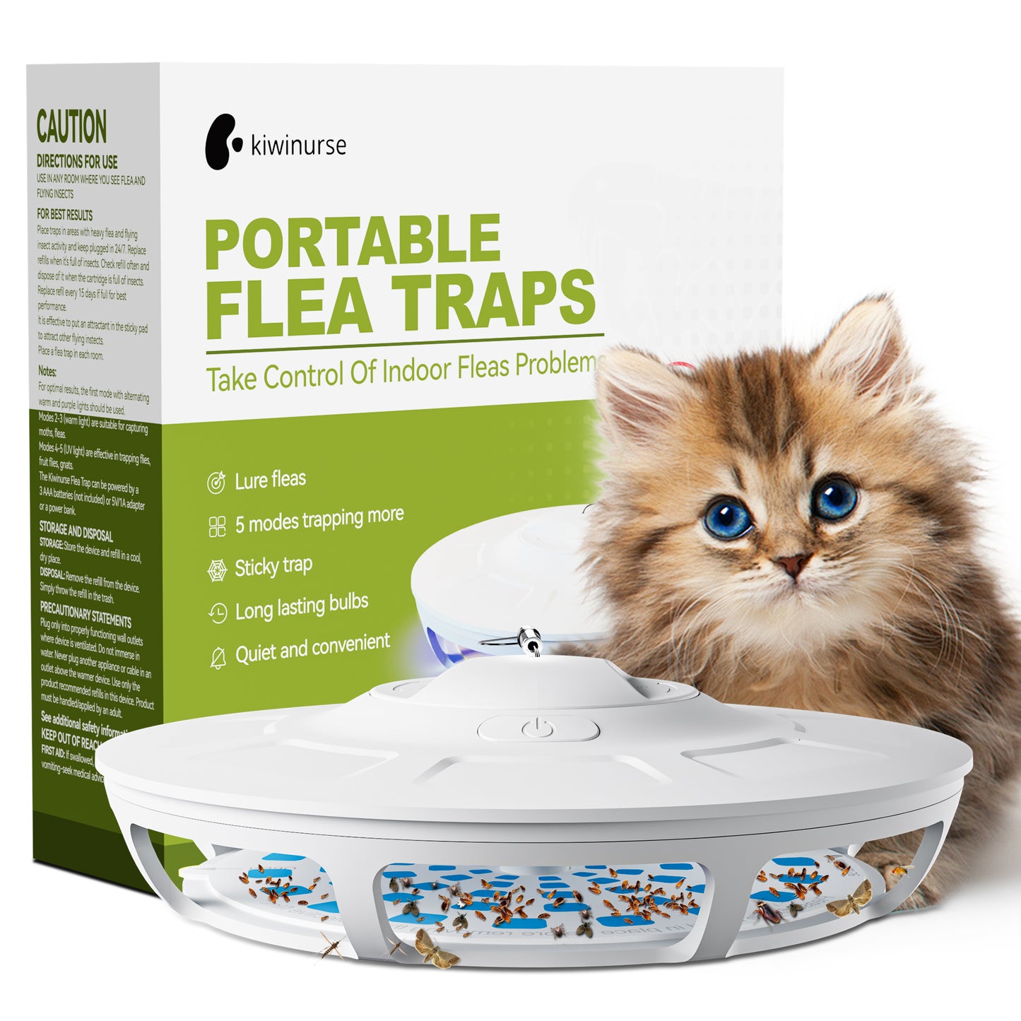 Kiwinurse Portable Flea Trap UVLA1005