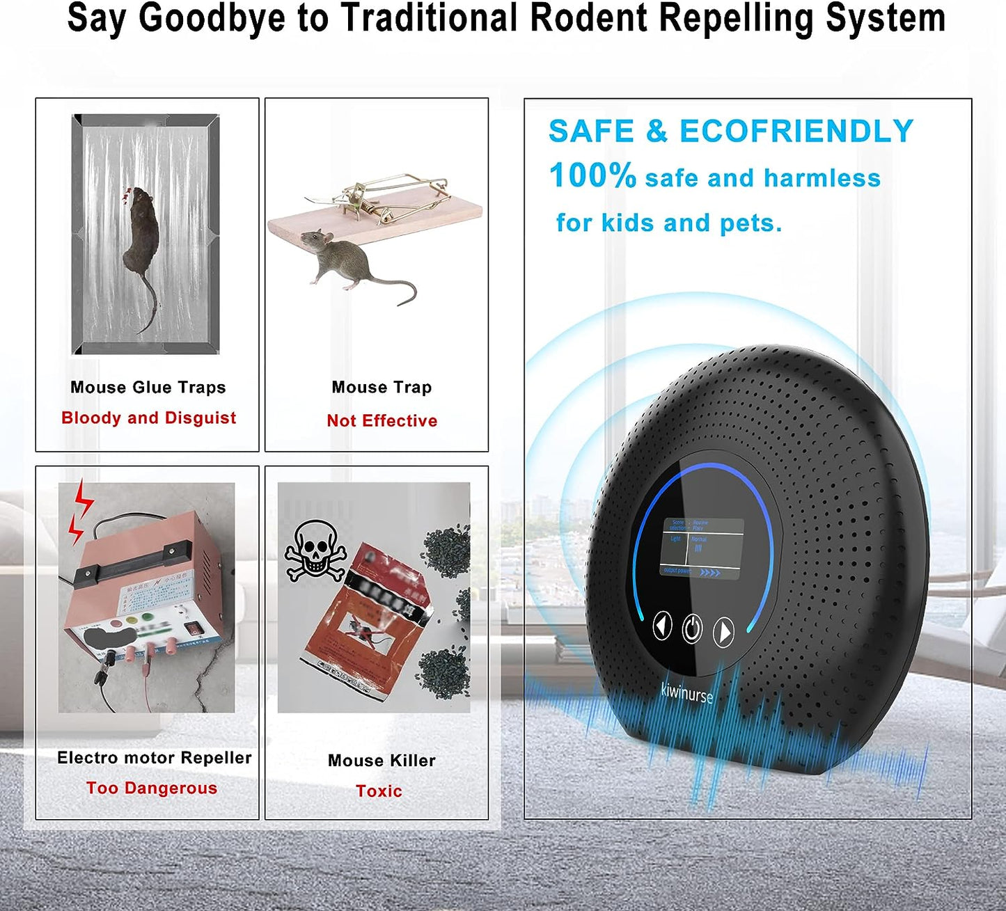 Ultrasonic Pest Repellent Indoor 9020